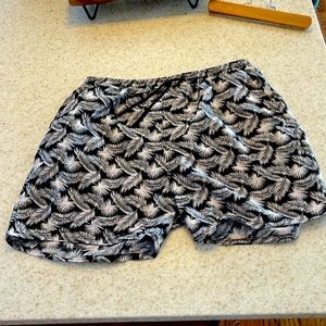 BC Collection Men’s Black White Bathing Suit Side and Back Pocket size XL